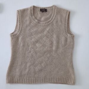 Rani Arabella sleeveless cashmere vest sweater